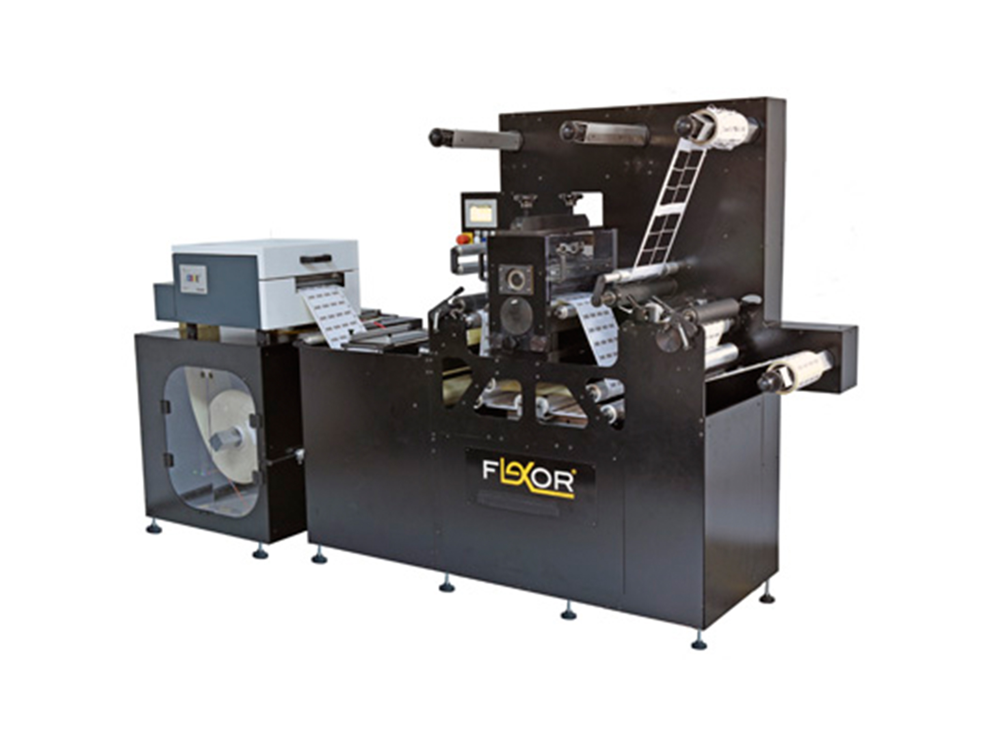 Φινίρισμα ετικετών xCUT semi rotary die Cutting maschine Expand Digital
