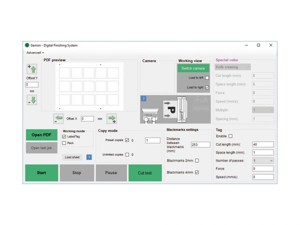 Gemini διαμορφωτής  χαρτοκιβωτίων & ετικετών