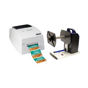 Bundle of LX500e Color Label Printer + RW-7 Rewinder